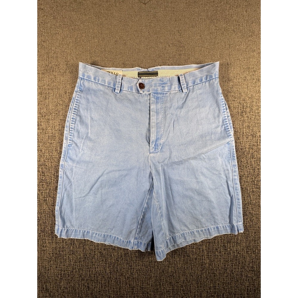 Orvis Chino Shorts Men's‎ Blue Pima Cotton Size 32